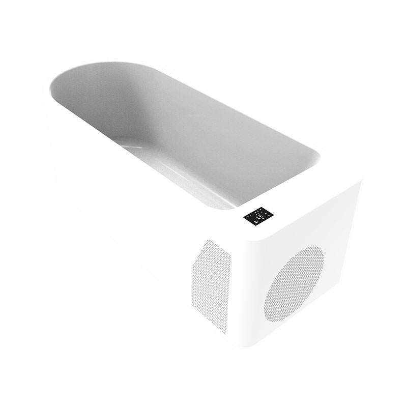 Kylmän kylpy akryylialtaan jäähdyttimellä Kylmän kylpy akryylialtaan jäähdyttimellä