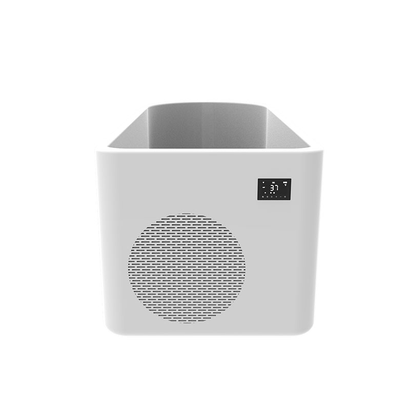 Akryylikylmän syöttökylpylä jäähdyttimellä