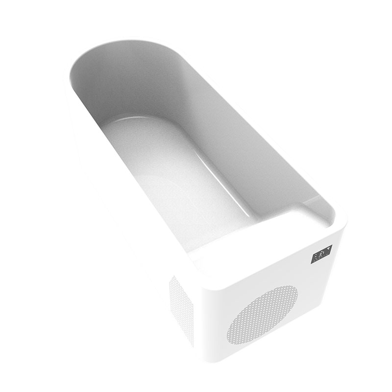 Akryylikylmän syöttökylpylä jäähdyttimellä