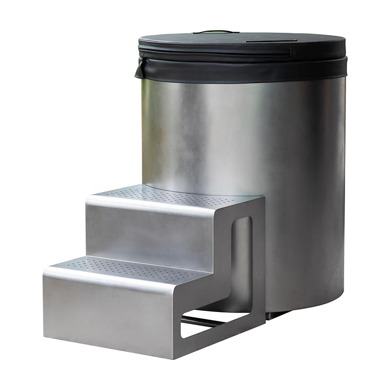 Täysi 304 ruostumattomasta teräksestä valmistettu pyöreä kylmäallas