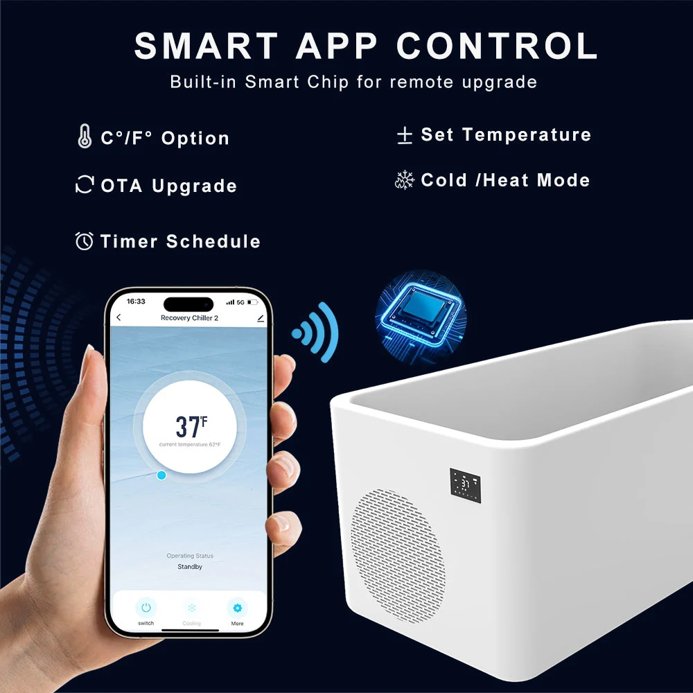 Large Spa Acrylic Cold Bathtub