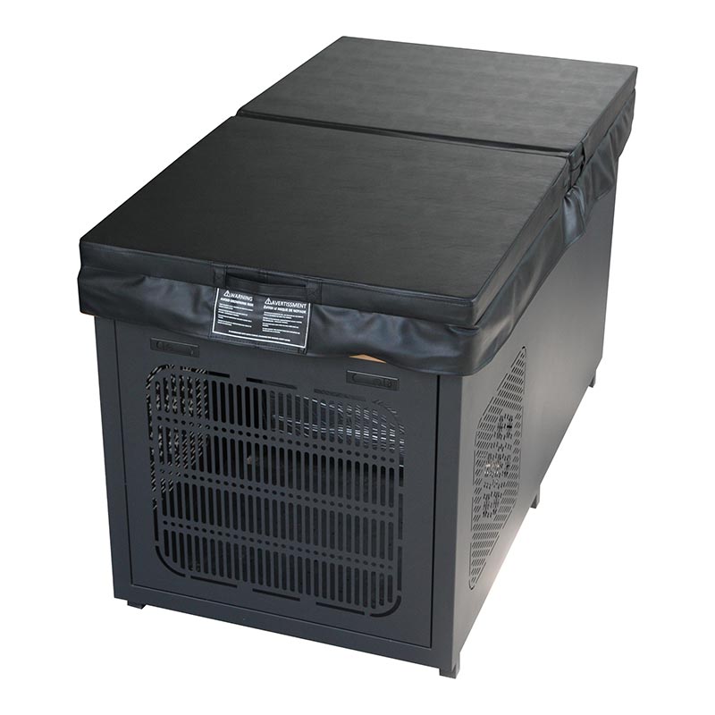 Compact Cedar Cold Plunge Tub with 304