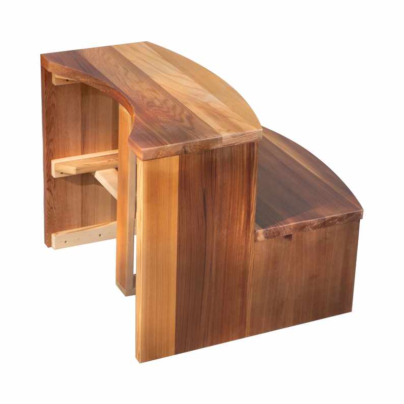 Round Red Cedar Cold Plunge Compact Recovery Tub